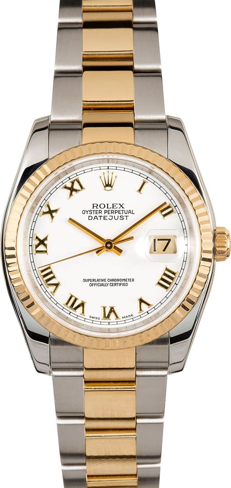 rolex oyster two tone